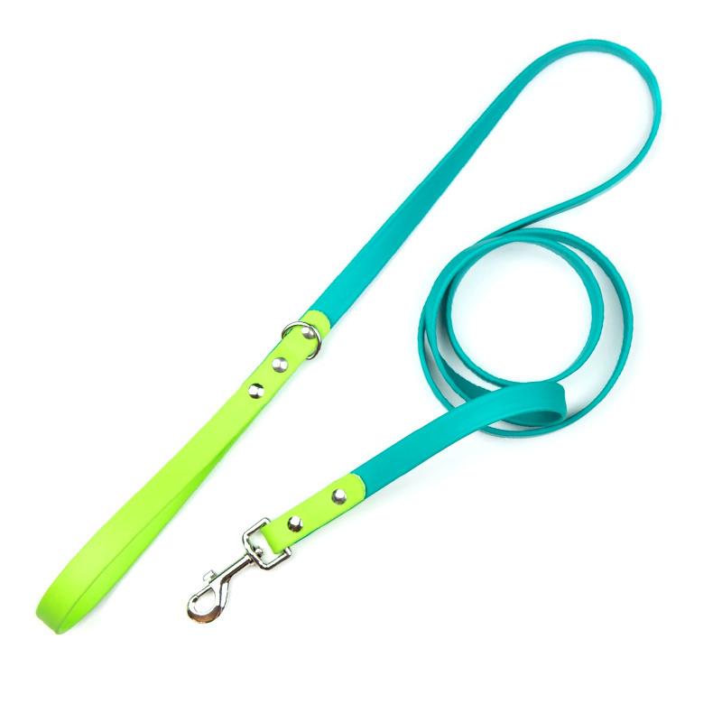 Bolt Carabiner Dog Leash Rubber Custom Luxury Silicone Coated Webbing Dog Long Lead Grade Waterproof Pet Lead Pvc Personalized