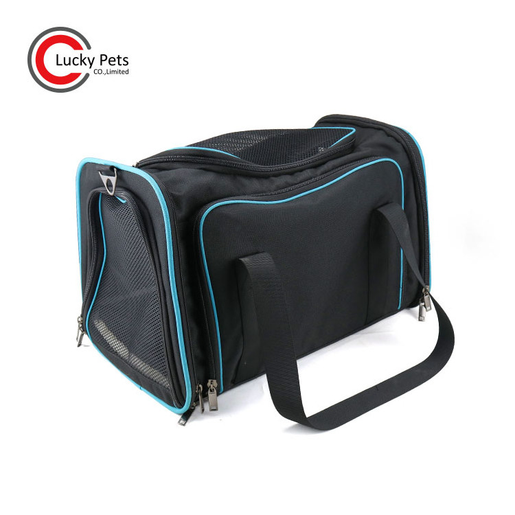 Premium Expandable Pet Carriers Portable Soft Sided Air Travel Bags for Dogs