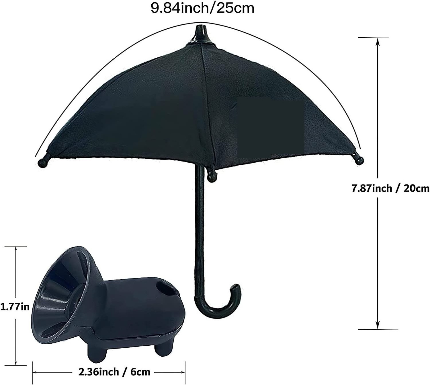 Tik Tok Tending RS01 Phone Umbrella for Sun Bracket Umbrella Cute Phone Photo Blackout Cover Mini phone holder table