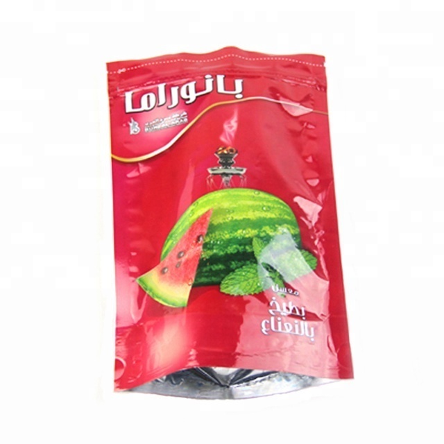 Aluminum Foil Smell Proof Bag Clear Window Moisture Proof Tobacco Pouch Zipper Bag For Tobacco Leaves Packaging