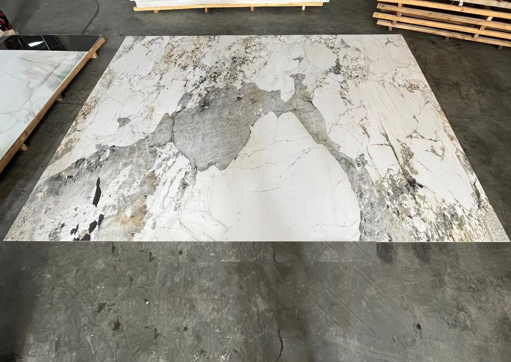 1220*2440mm PVC marble sheet UV wall panel for interior decoration