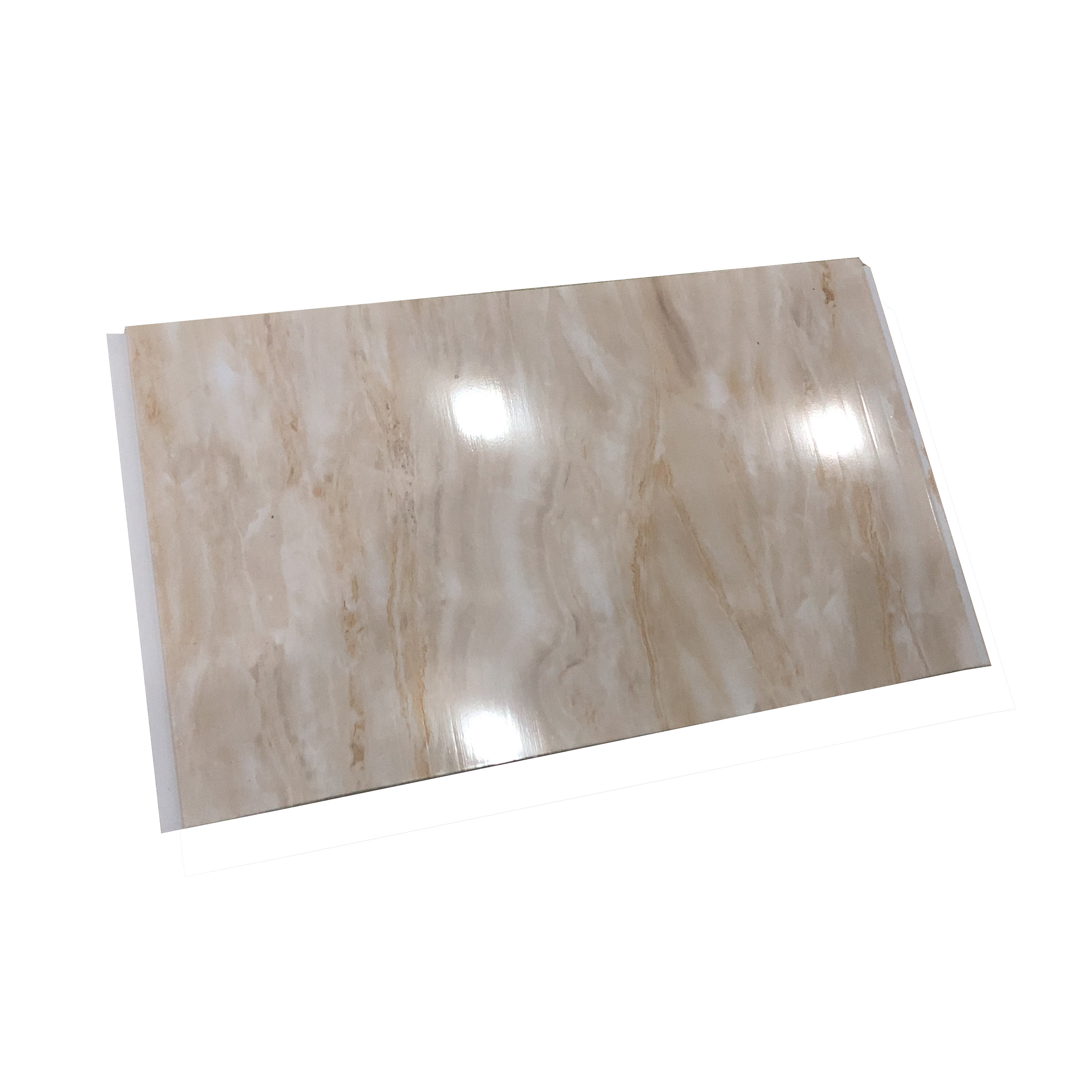 Light marble design sheet pvc panel for ceiling and wall decoration