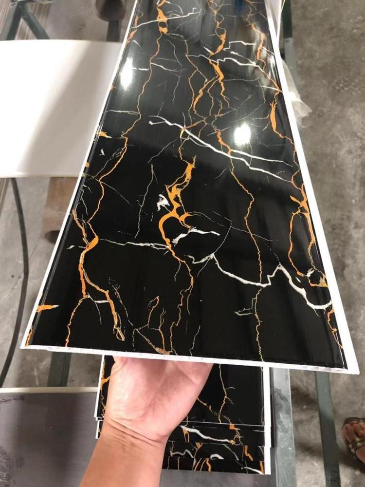 washable high level pvc wall panel for bathroom wet wall decoration marble pvc ceiling panel