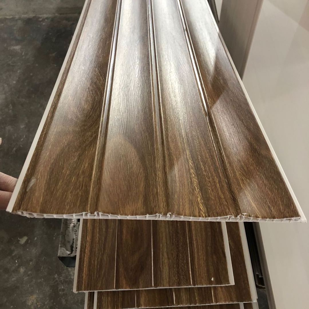 pvc celling panel decoration rigid pvc sheet panel fireproof pvc wood false ceiling panels