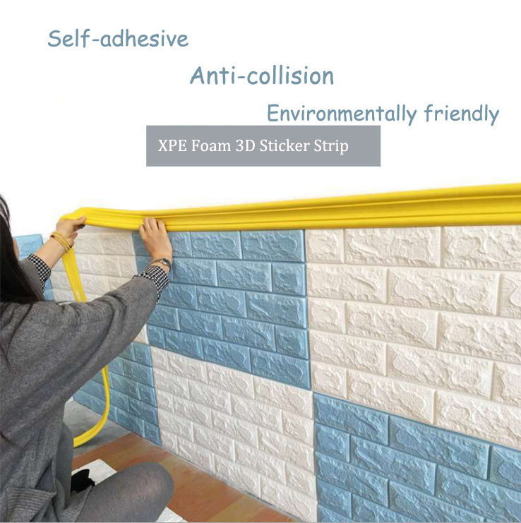 Lucky XPE 3D Foam Self adhesive Wall Panel