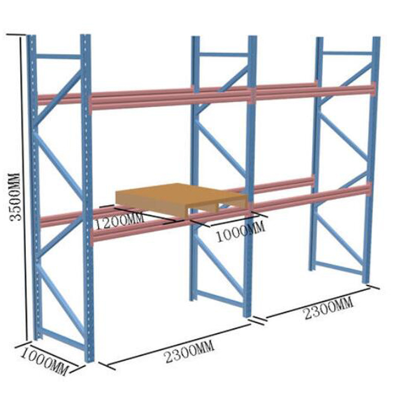 Warehouse heavy duty rack for industrial storage