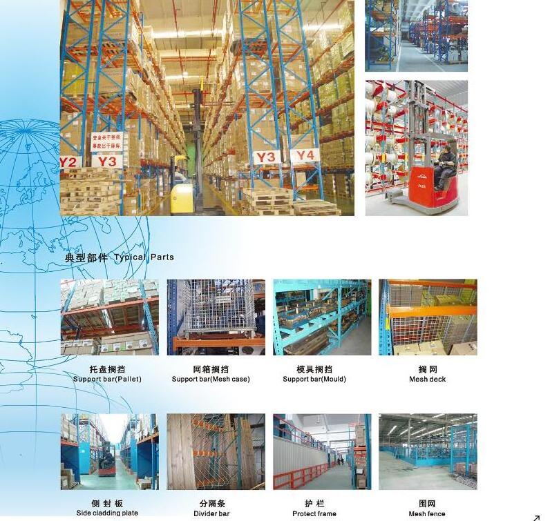 Warehouse heavy duty rack for industrial storage