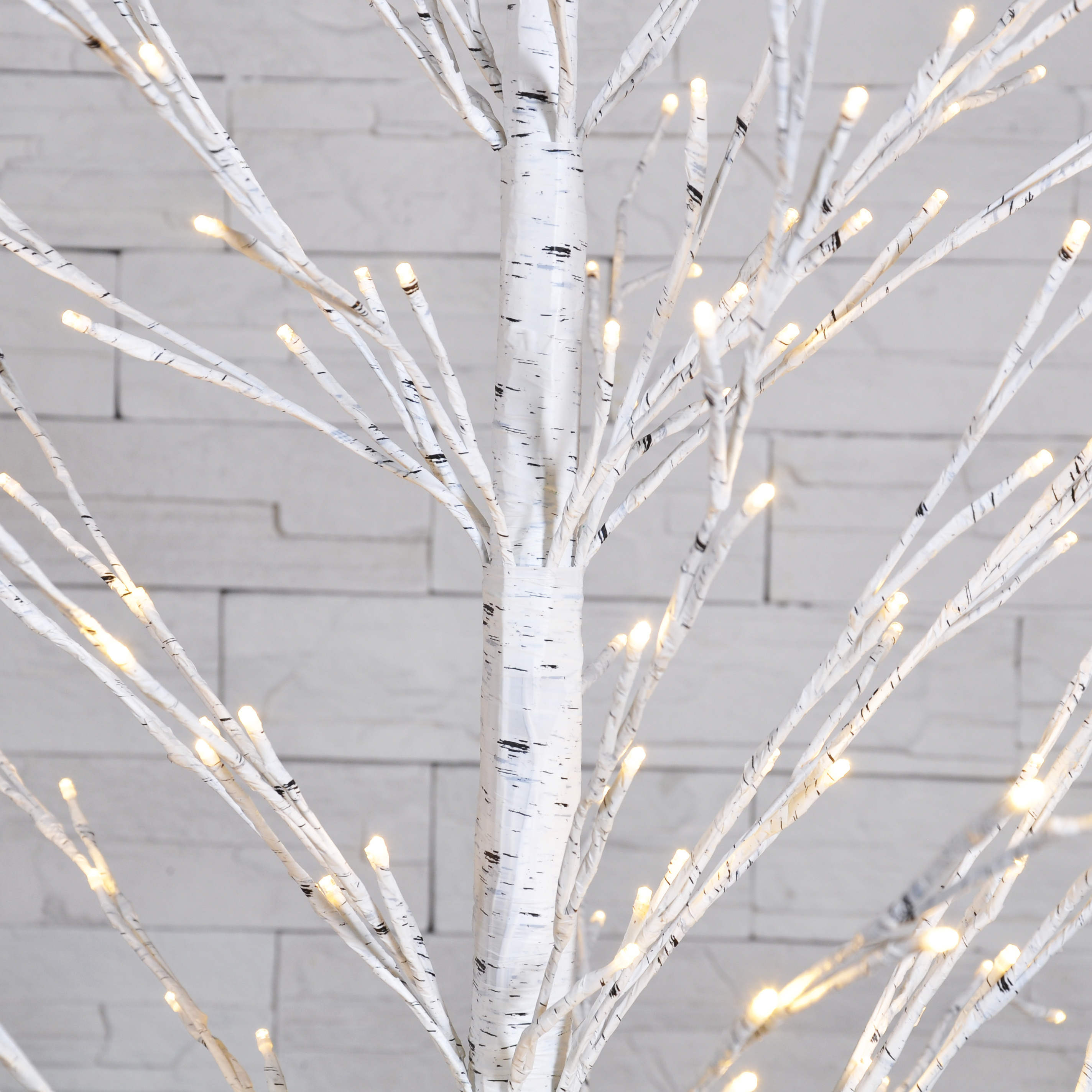 Hot Sale 71in 600LED White Branches Steady Enameled Wire Tree Light Christmas Decoration Light For Garden Festival Room