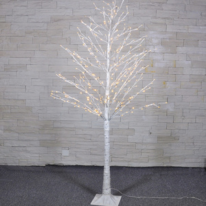 Hot Sale 71in 600LED White Branches Steady Enameled Wire Tree Light Christmas Decoration Light For Garden Festival Room