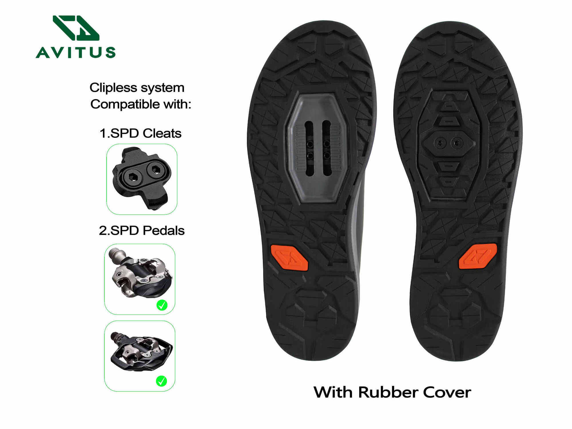 Special sole use for cycling shoes Rubber+Nylon sheet+EVA Include Iron sheet+Screw EU39-46# Support Customized Logo Sole