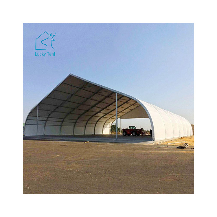 TFS Tent Waterproof PVC Warehouse Tent Large Aircraft Hangar Tent Container For Helicopter Storage