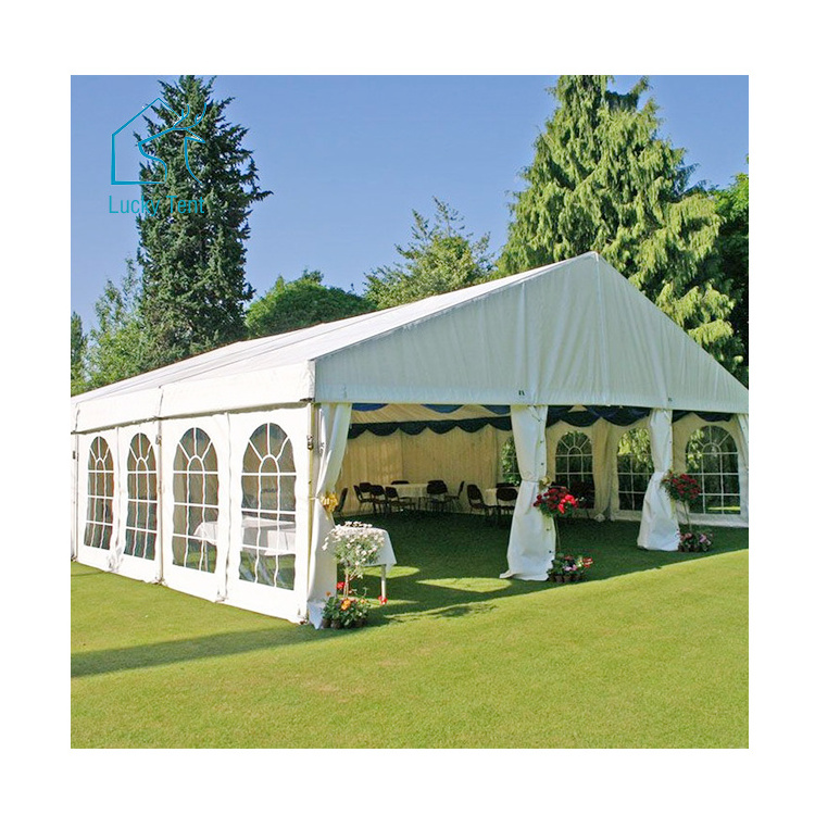 15m x 30m large a shaped aluminum frame wedding marquee tent supplied by China