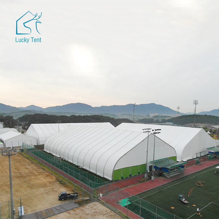 TFS Tent Waterproof PVC Warehouse Tent Large Aircraft Hangar Tent Container For Helicopter Storage