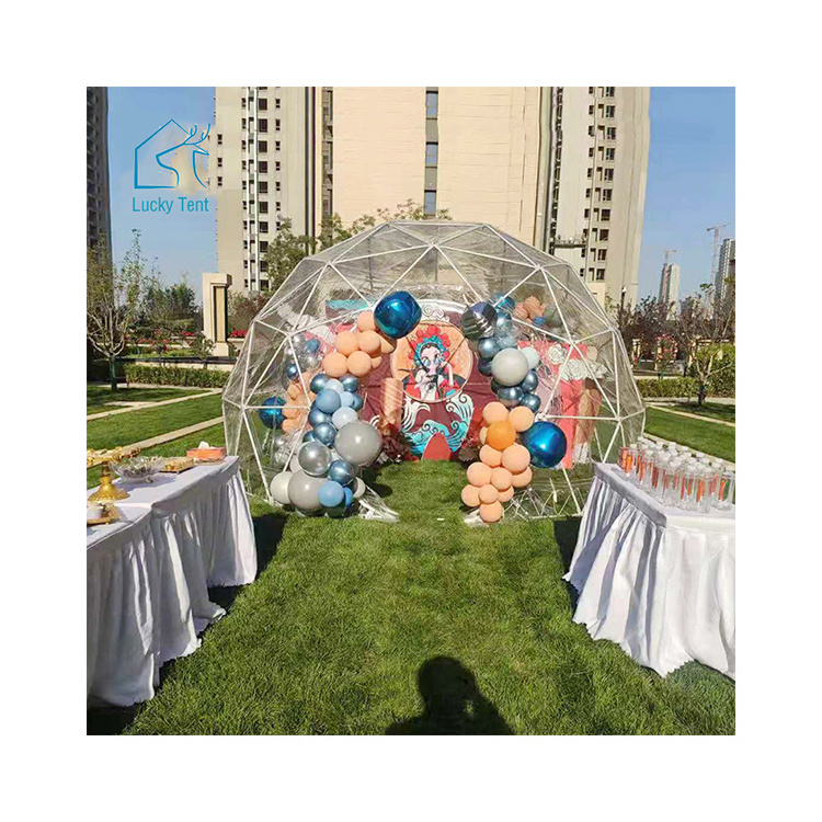 12ft luxury outdoor transparent hotel plastic clear dome garden igloo tent for coffee