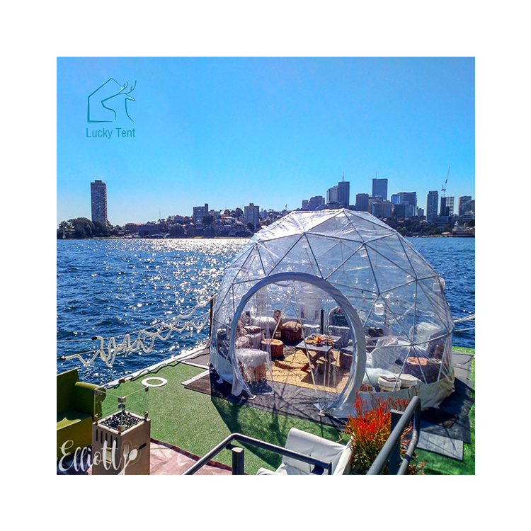 12ft luxury outdoor transparent hotel plastic clear dome garden igloo tent for coffee