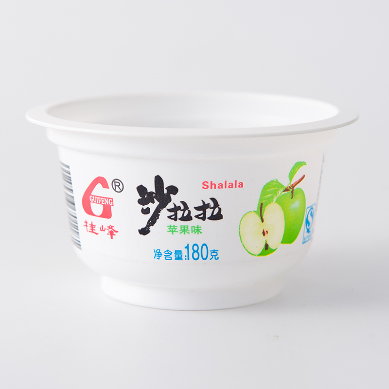 PP PS Material Large Diameter Bowl Shape Yogurt Ice Cream Container Plastic Cup With Lids