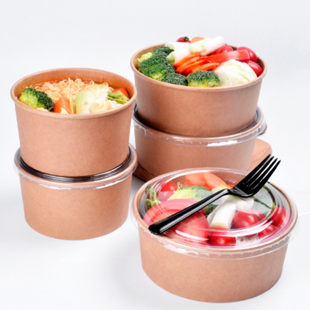 Disposable paper food container/ bowl for induction cooker heating/ microwave / oven heating use