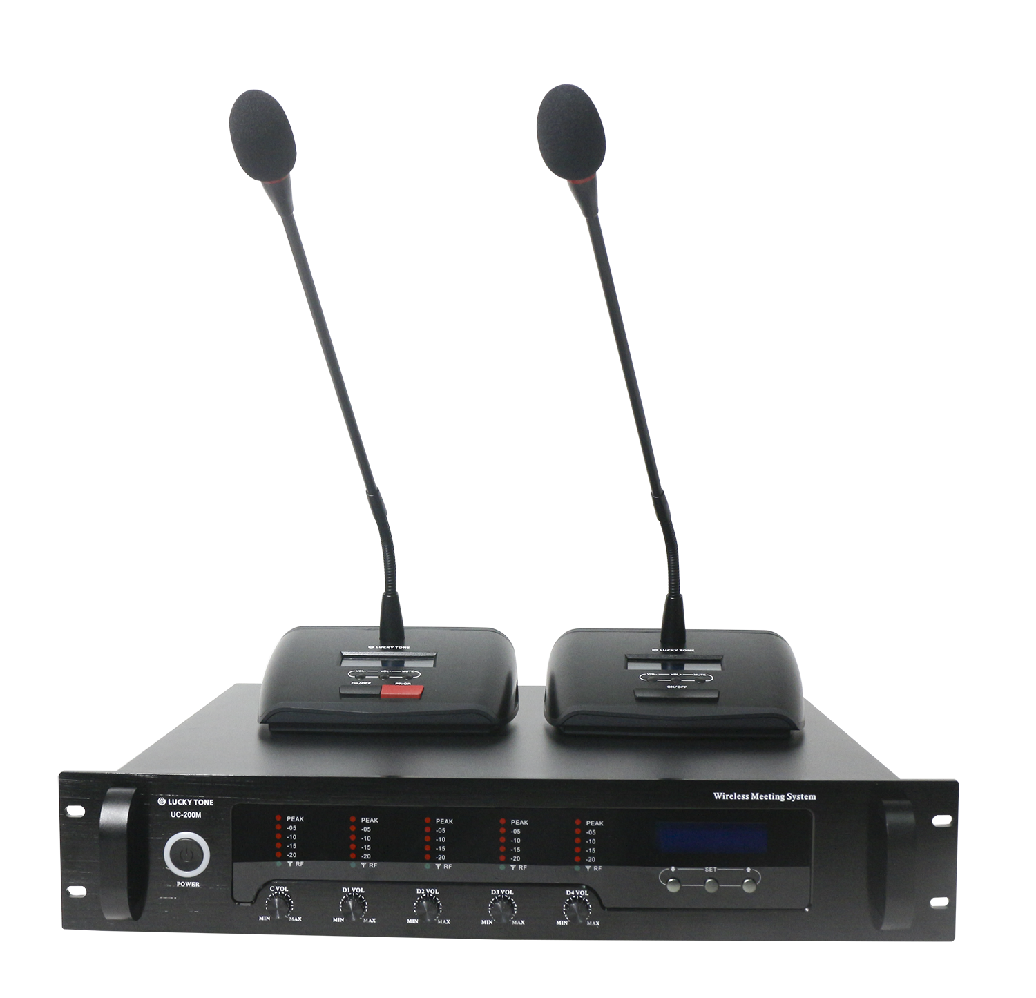 T UHF FM Wireless Digital Conference System Microphone Interpretation Voting Audio Video Conference System For Meeting Room