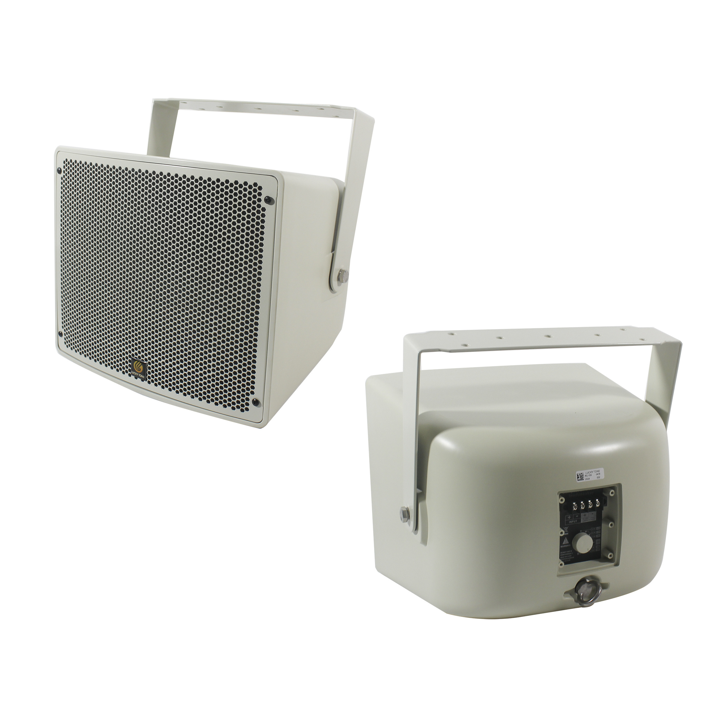 IP55 Waterproof 10 Inch 150W Coaxial Horn Speaker with Power Tapping for Public Address System