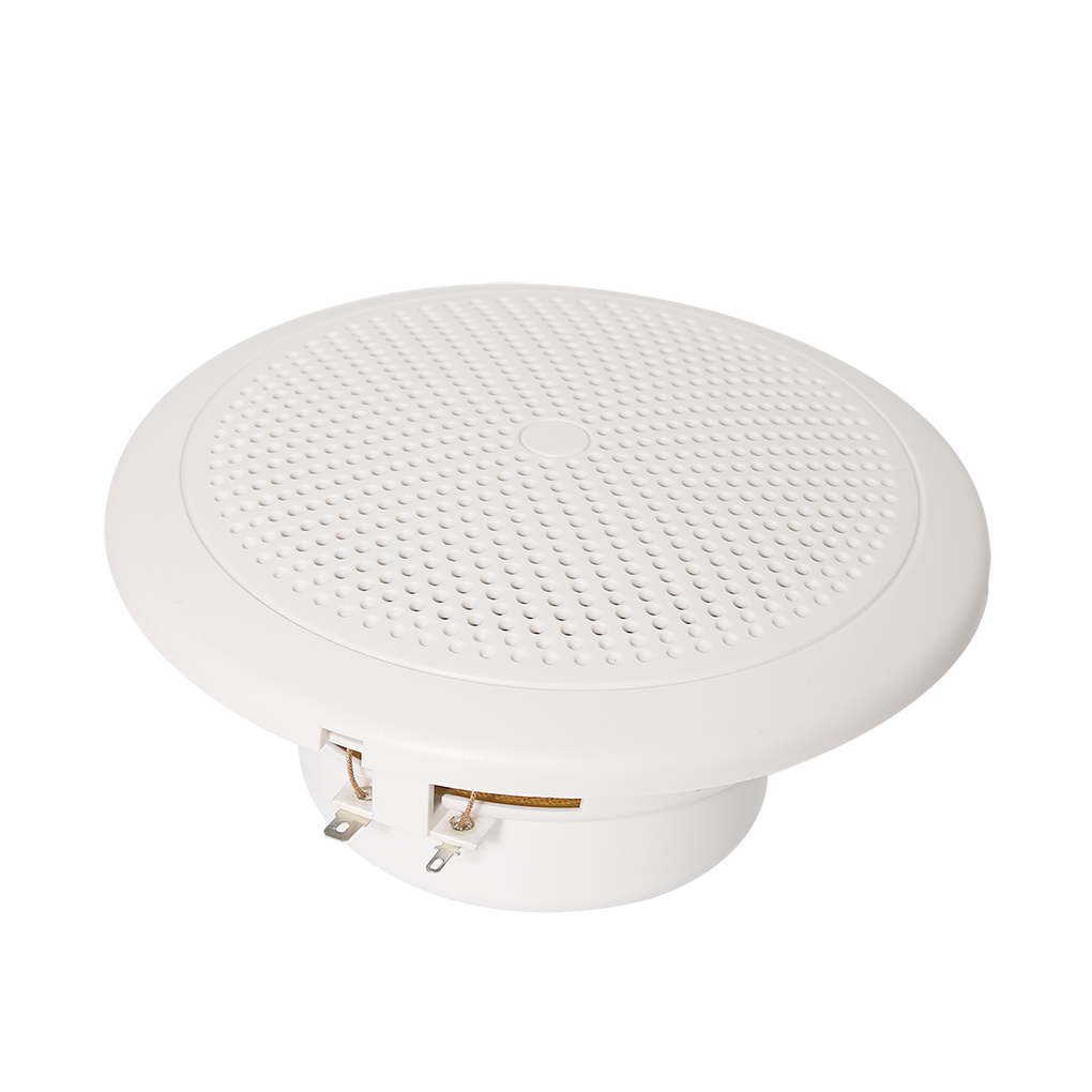 T PA 4-inch 20W 8ohm Waterproof Ceiling Speakers Passive Marine Roof Stereo Sound Narrow Edge Shell Woofer Ceiling Speaker