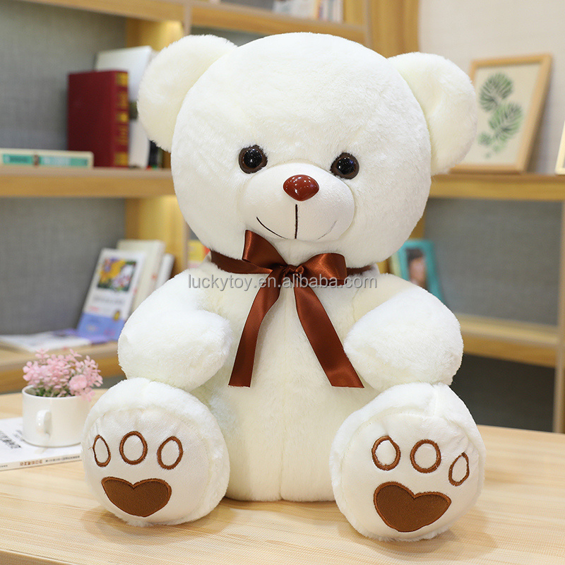 LUCKY Toy 35cm custom valentine teddy bear plush toy manufacturer low moq plush teddy bear