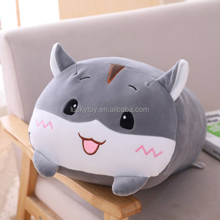 soft low moq custom stuffed plush animal making pig panda plush toy pillow manufacturer no minimum