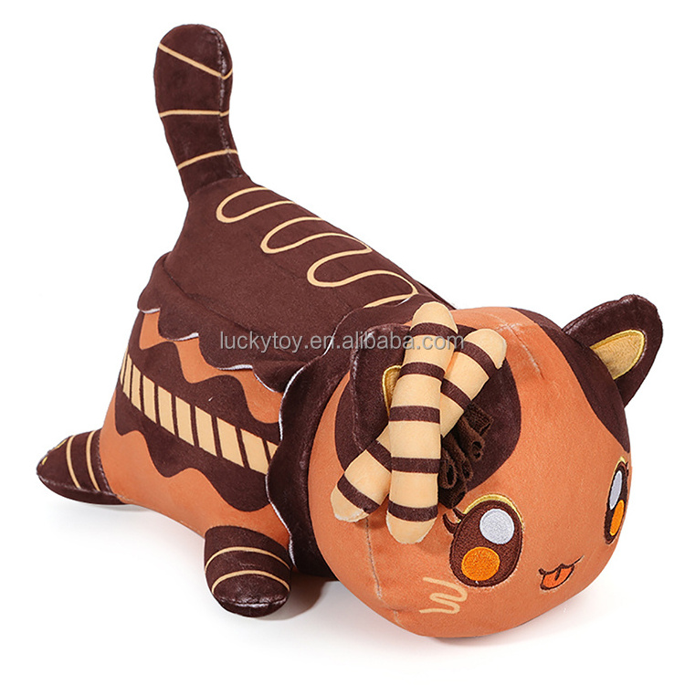 9.8inch Aphmau plush meemeow sugar skull cat plush custom lovely small soft stuffed cat plush toy baby wholesale