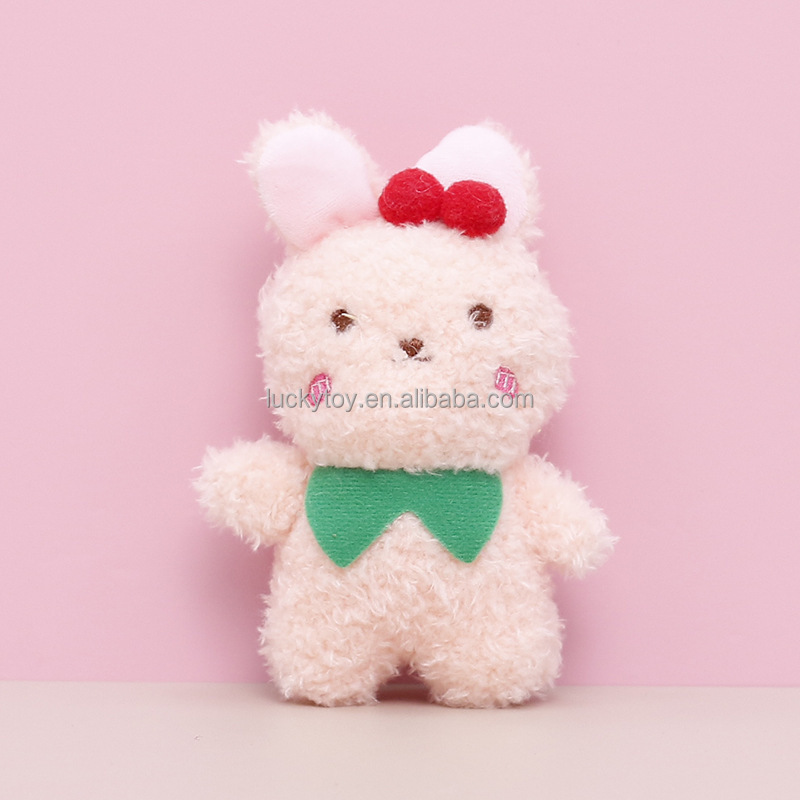 plush animal keychain toys mini custom doll toy for claw machine