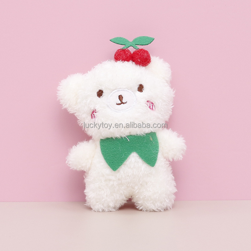 plush animal keychain toys mini custom doll toy for claw machine