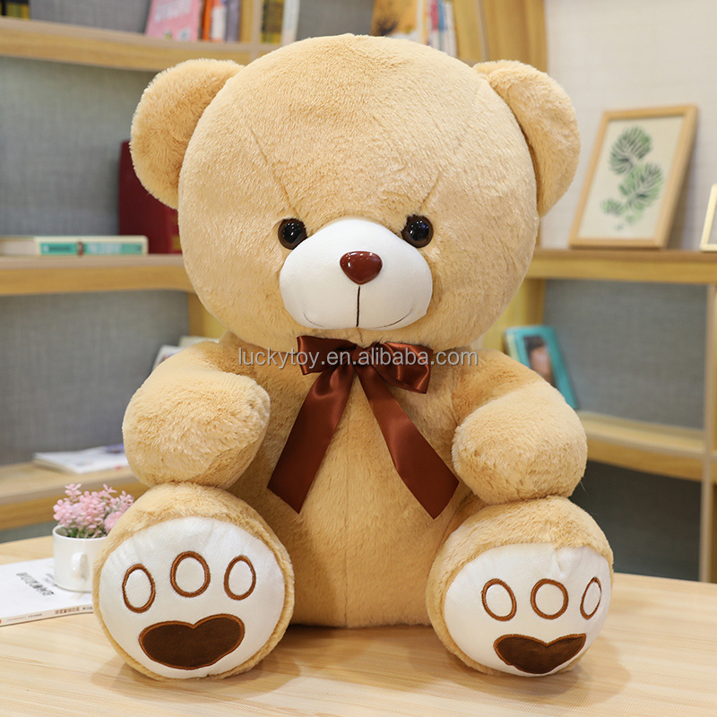 LUCKY Toy 35cm custom valentine teddy bear plush toy manufacturer low moq plush teddy bear