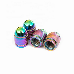 Car Parts Neo Chromed Hexagon Aluminum Tire Valve Cap For Car