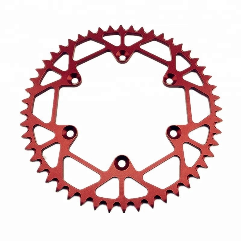 Luckyway Factory Customization Racing motorcycle Parts 520 Pitch CNC 7075 Rear Sprocket