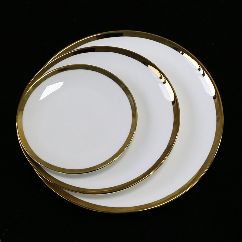 Chinese Supplier New Products Sunflower Plate Cheap Luxury Glass Charger Plate with Gold Rim Wedding Decoration Dinner Plate