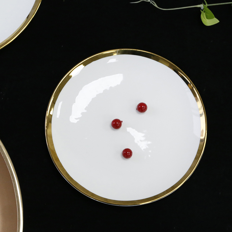 Chinese Supplier New Products Sunflower Plate Cheap Luxury Glass Charger Plate with Gold Rim Wedding Decoration Dinner Plate