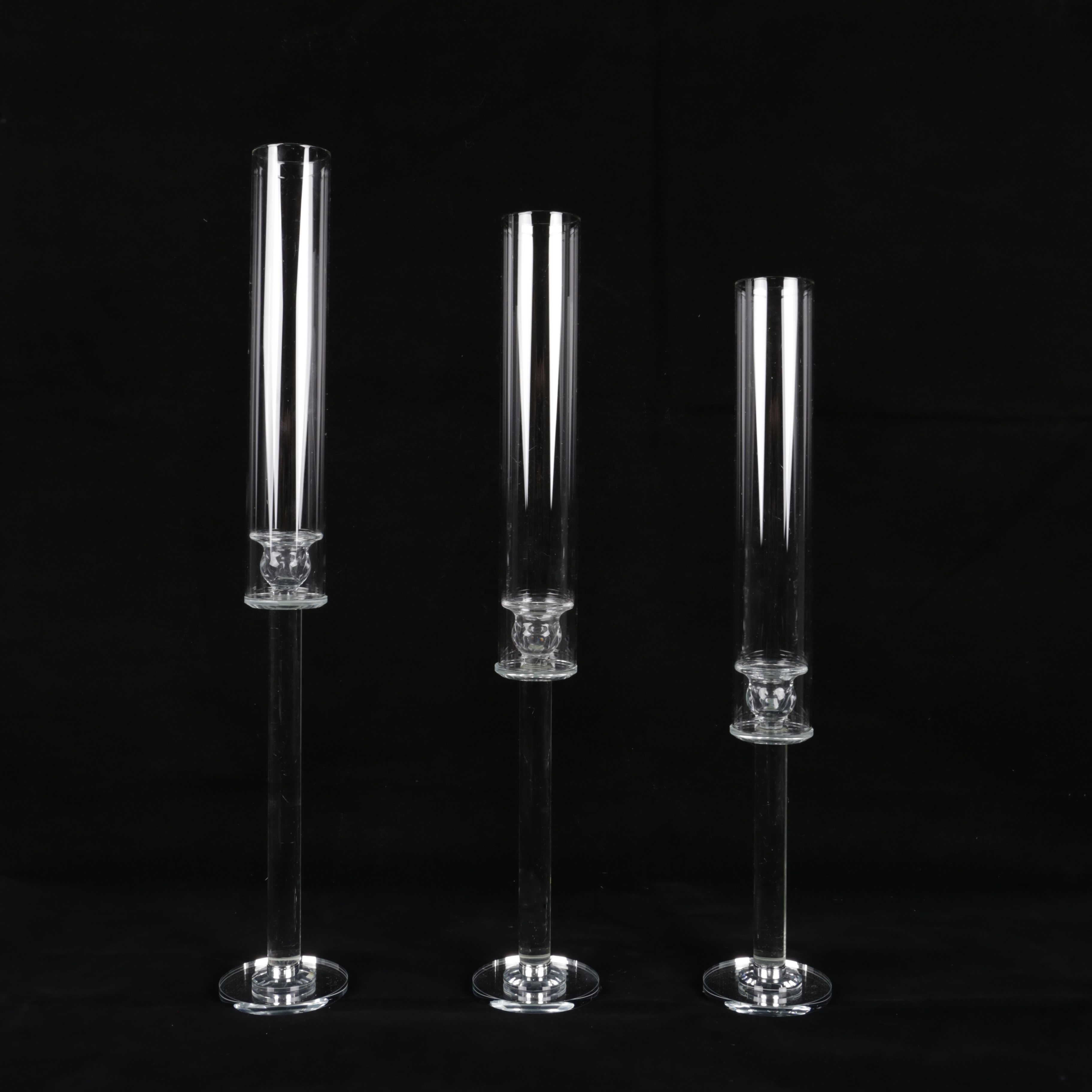 Wholesale glass tube candle holder Crystal Candelabra centerpieces wedding table centerpieces candelabra