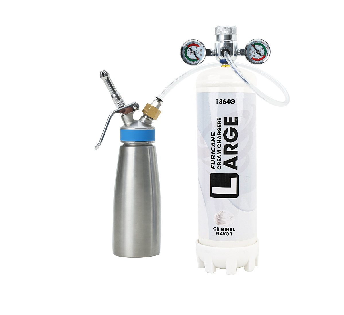 Furicane 1L 615g Wholesale Whip Cream Gas Cylinder whipped cream chargers for bulk buy