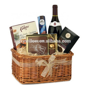 Wholesale gift baskets Christmas wicker baskets rattan storage basket