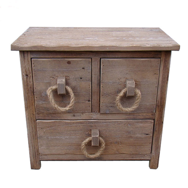 Rustic Farmhouse Reclaimed Wood mini chest of drawers