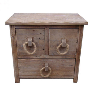 Rustic Farmhouse Reclaimed Wood mini chest of drawers