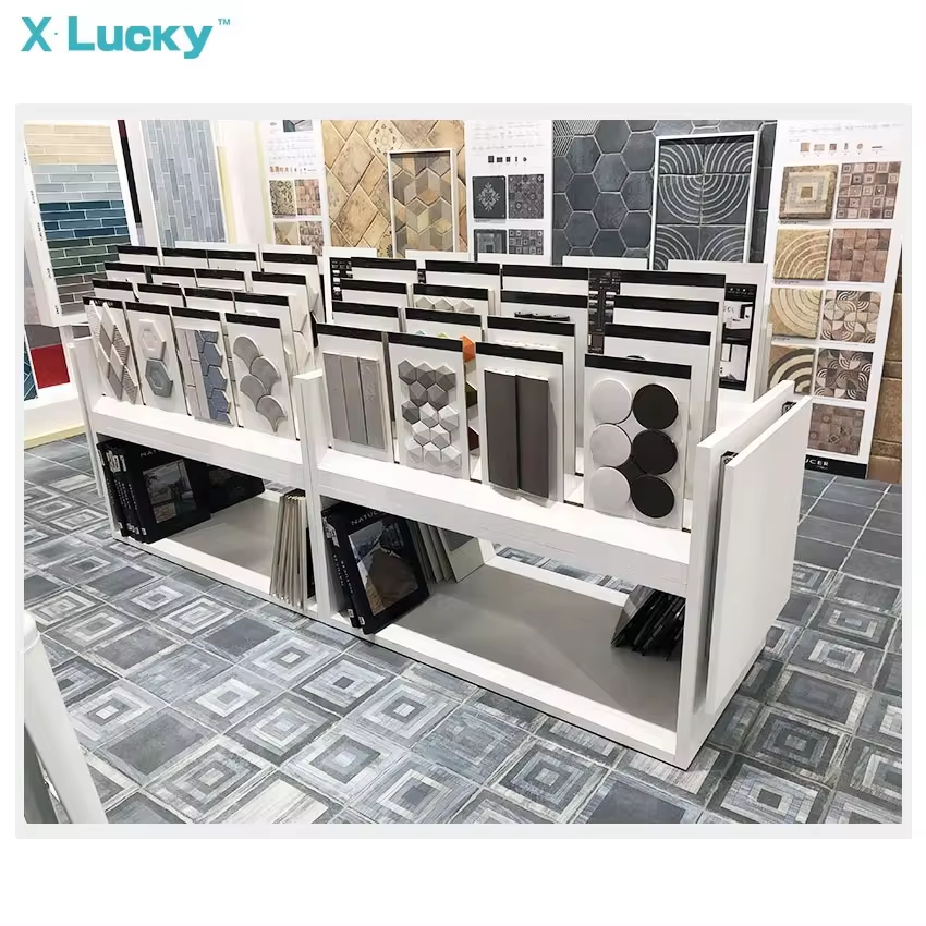 Manufacturer customized ceramic mosaic small display hanging board granite quartz marble stone portable sample board