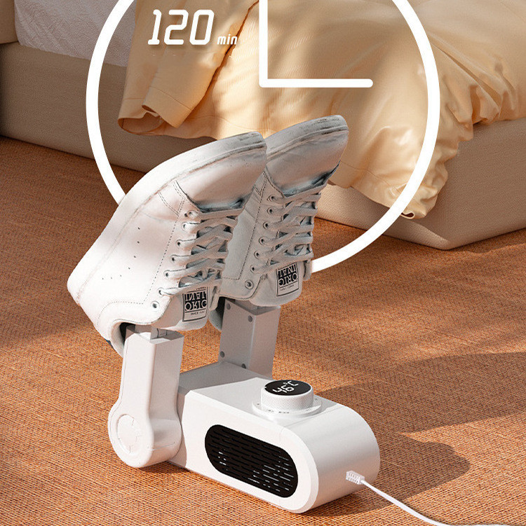 2023 Amazon hot sell heating Drying Socks Shoes Machine Home Smart Timer USB Portable UV electric Shoe Dryer