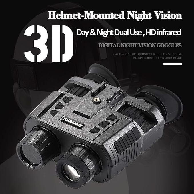 Night Vision Goggles Adult Night Vision Binoculars, Digital Infrared Goggles with Night Vision,8X Optical Zoom