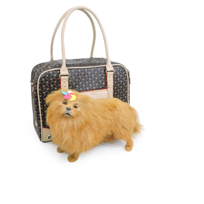 Popular design luxury dog carrying bag portable pet carry bag shoulder bag handbag dog