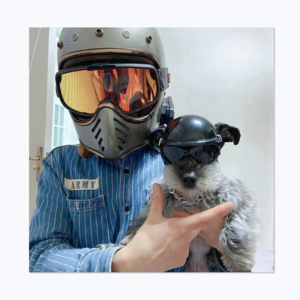 New Motorcycle Helmet Dog Cat Accessories Super Cool Pet Helmet