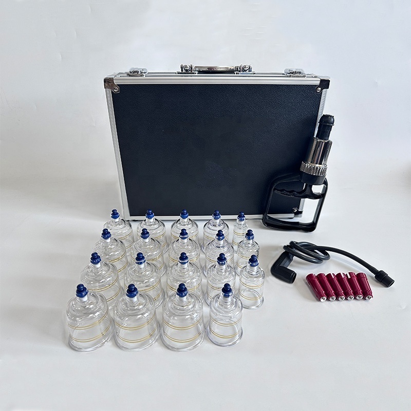 Chinese Traditional Medicine Korea Style 19pcs Professional Cupping Therapy Equipment Sets