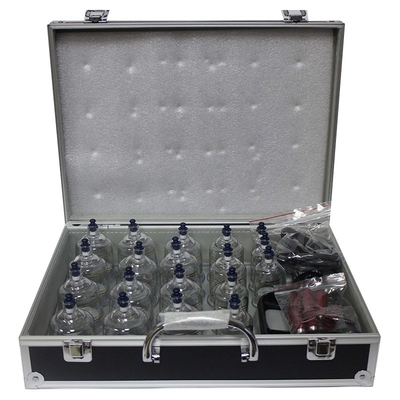 Chinese Traditional Medicine Korea Style 19pcs Professional Cupping Therapy Equipment Sets