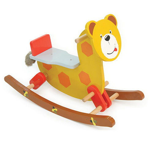 Wholesale Cheap Kids Wooden Rocking Horse Toy