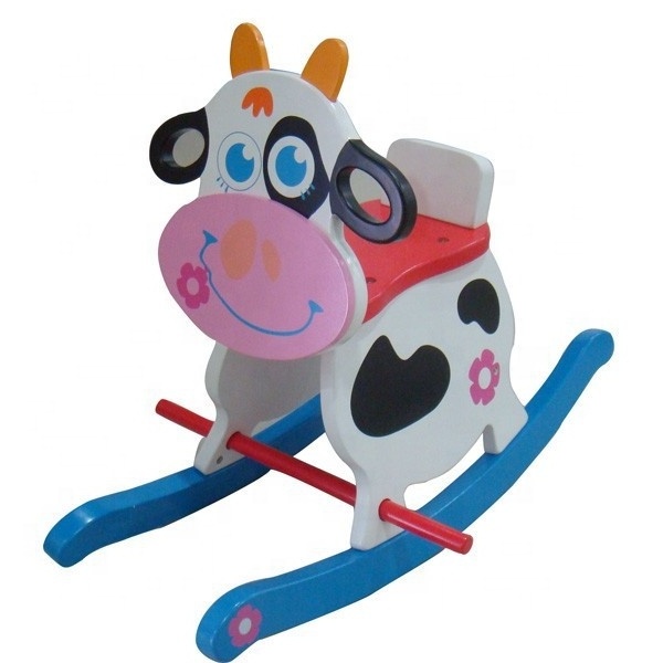 Wholesale Cheap Kids Wooden Rocking Horse Toy