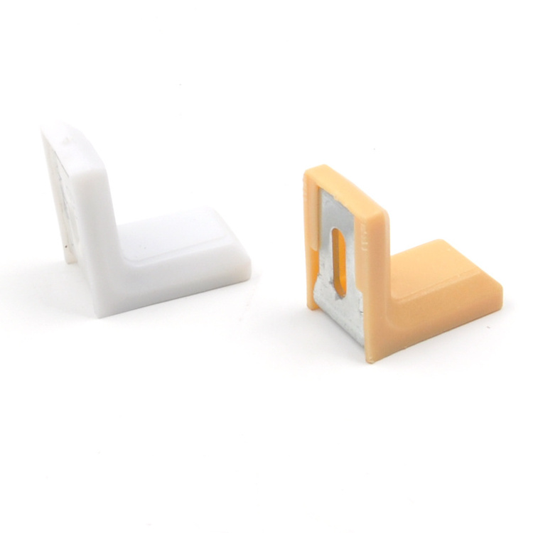 Right Angle Bracket Corner Code Plastic Cabinet Shelf Support  Furniture Corner Code Connector