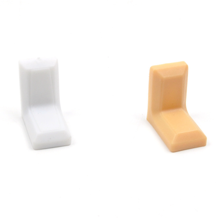 Right Angle Bracket Corner Code Plastic Cabinet Shelf Support  Furniture Corner Code Connector